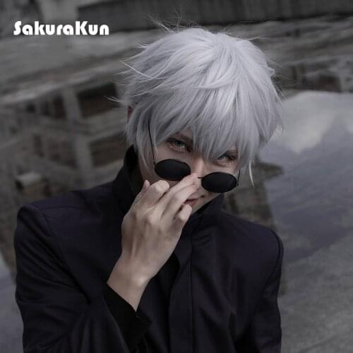 Jujutsu Kaisen Gojo Satoru Eyeglasses, Classic Retro Fashion UV Sunglasses Glasses Great for Anime Role Cosplay Prop