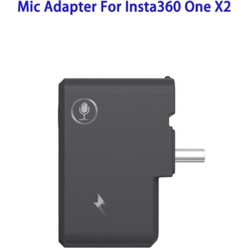 In Stock Insta360 ONE X2 Mic Adapter For Insta360 ONE X 2 Action Camera Accessories
