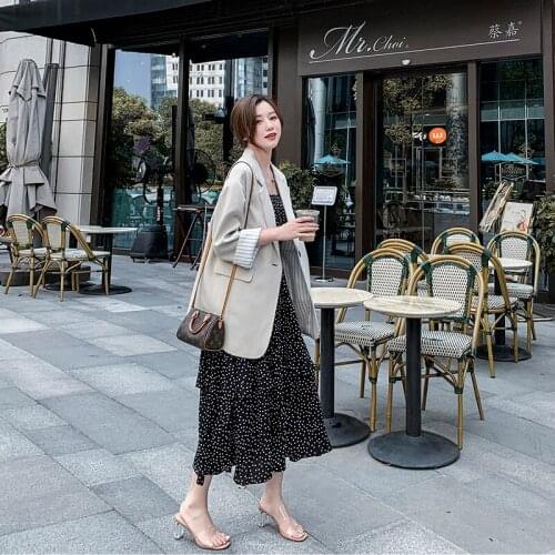 2021 New Fashion Business Solid Color Plain Suits Women Work Office Ladies Long Sleeve Spring Casual Blazer
