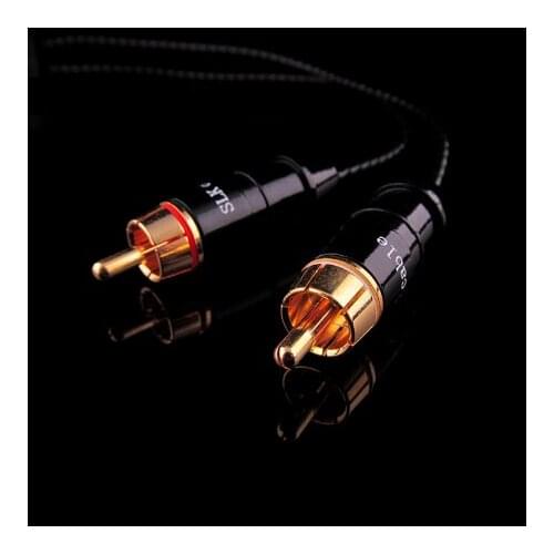 1.5M British Tsunami 6N Pure Copper Signal Cable Audio Cable 3.5 to RCA Lotus Audio Cable