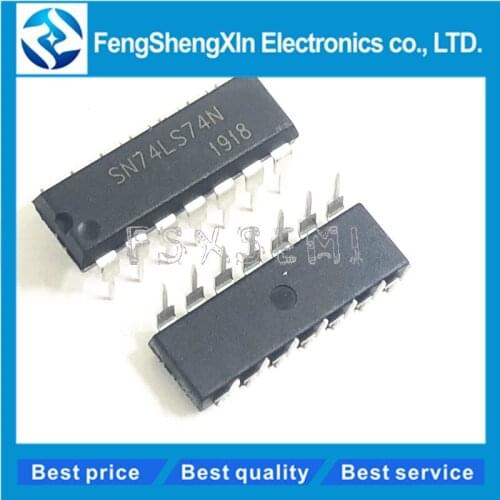 100pcs/lot HD74LS74AP DIP-14 HD74LS74 74LS74 SN74LS74AN SN74LS74N IC