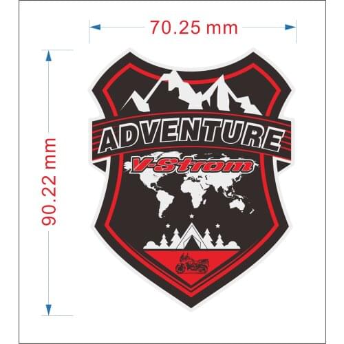 1050XT For Suzuki V-STROM DL 1000 650 250 1050 XT Tank Pad Luggage Cases ADVENTURE TOURER Motorcycle Stickers VSTROM 2019 2020