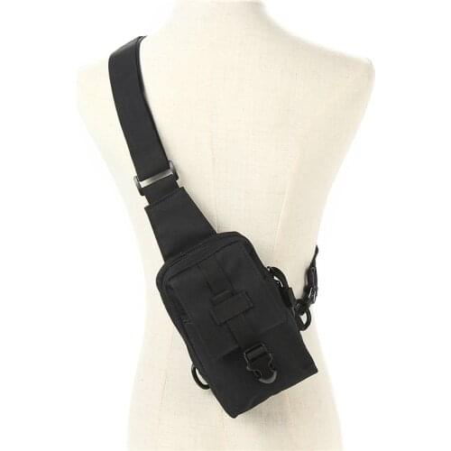 Army Small Waist Bag Camouflage Field Chest Bag Sports Shoulder Pack Outdoor Tactics Chest Bag Mini Crossbody Bags c109