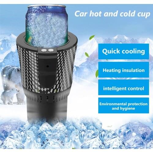 Car Auto Beverage Cooling Heating Cup Drinks Holder for Water Coffee Beverage Milk 12V Universal Smart Car Cup