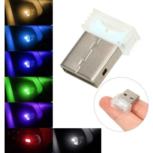 Mini USB Decorative Lamp Universal Car LED Atmosphere Lights Ambient Lamp Emergency Lighting Auto Interior Lights Car-styling