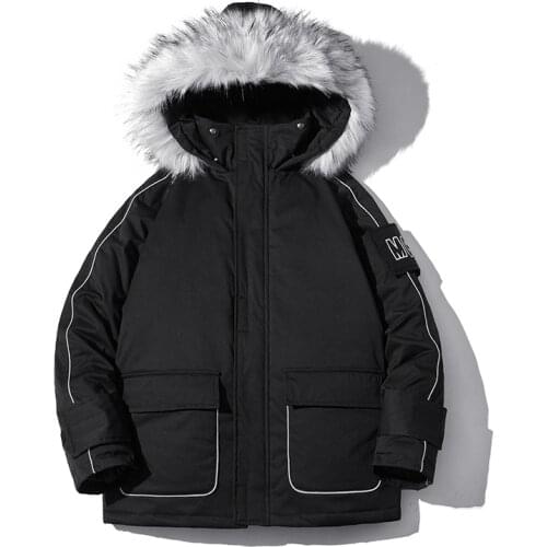 GlacialWhale Winter Parkas Coat Men Fashion Long Cotton Padded 2020 Mens Hooded Casual Windbreaker Jacket Thick Warm Down Parkas