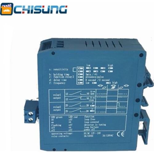 2017 Inductive Loop Vehicle Detector M1H 12v/24V DC Car Access Control for Toll Station / Barrier Boom Gate in Entrance