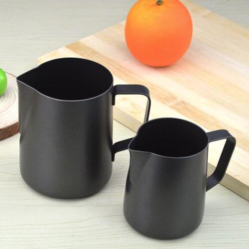 Coffee Cup Milk Frother Pots Jug Pitcher Jar Stainless Steel Nonstick Coating Frothing Espresso Barista Craft Latte Cream Froth
