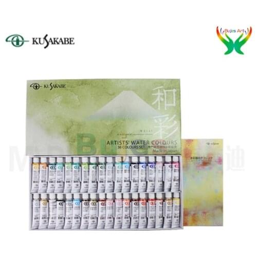 KUSAKABE 12/18/24/36/54/90 color Transparent Watercolor pigment Tubular 5ml set Bright colors watercolor pigmrnt art supplies