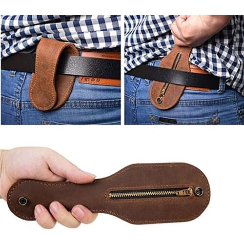 Men Leather Coin Purse Outdoor Utility Self-Defense Multi-Tool Wallet Women PU Mini Purse Coin Wallet