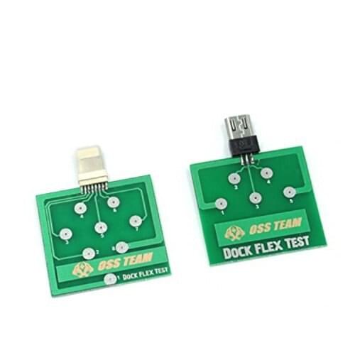 Professional Battery Power Charging Dock Flex Test Repair Tools For iPhone X 8 8plus 7 6 6s Plus For Micro Android Phone Testing