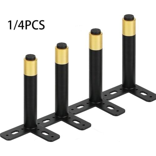 1/4PCS Metal Furniture Cabinet Foot TV Stands Bathroom Cabinet Foot Support Leg Adjustable Hardware Bracket Sofa Legs