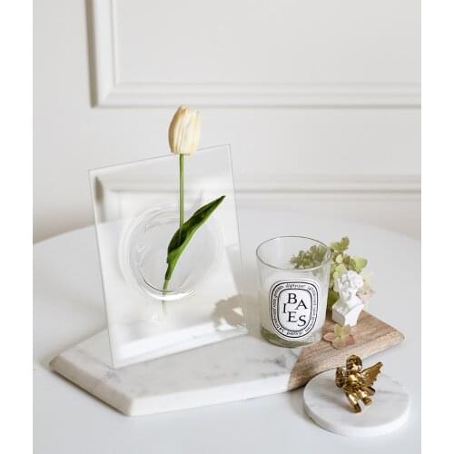 O.Roselif Handmade Photos Glass Vase Room Decoration Environmental Arrangement Living Room Home Patent Individual Art Artificia