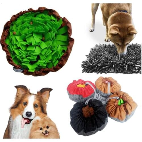 Smart Feeding Mat for Cat Dog Puzzle Sniffing Mat Consumption Energy Slow Feeding Eco-friendly Easy Clean Washable Training Toy