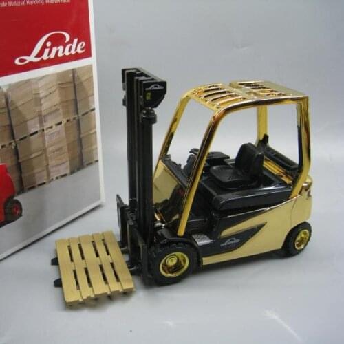 1/25 Scale Linde Fork Lift Truck Engineering Construction Car Diecast Alloy Model Toys Collections F Children Kids