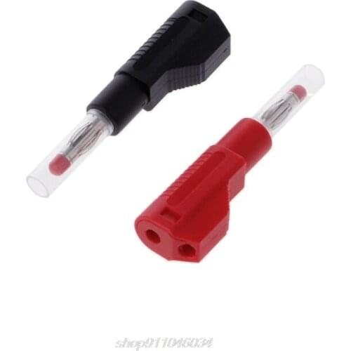 10 Pcs 4mm Male Retractable Sheath Stackable Banana Plug Wire Solder Connector J11 21 Dropshipping