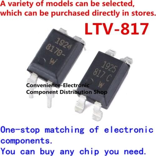 10PCS/PACK 817B 817C SMD SOP-4 LTV-817 DIP4 LTV-817C LTV-816B LTV817 DIP-4 Optocoupler