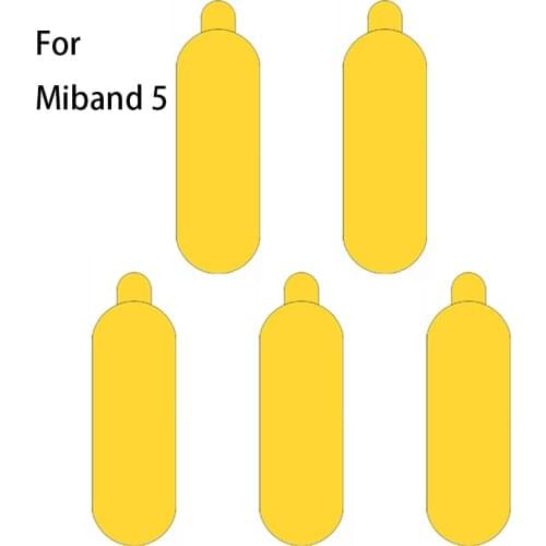 3D Protective Glass for Xiaomi mi band 5 glass film for Mi band5 Smart Watchband 5 Soft Screen Protector Film For mi band 5