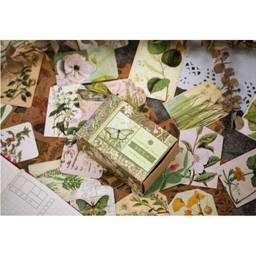 500pcs/lot Vintage Papelaria Floral Character Book Note Stationary Children Back to School Wholesales