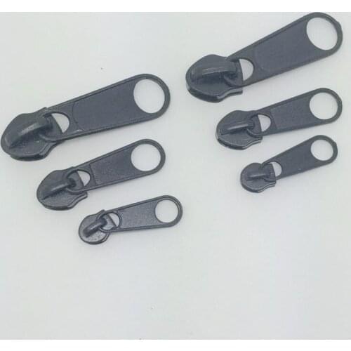 6pcs Zipper Repair Kit Zipper Pulls Sliders Fastenings Fit Nylon Zip 3 Sizes