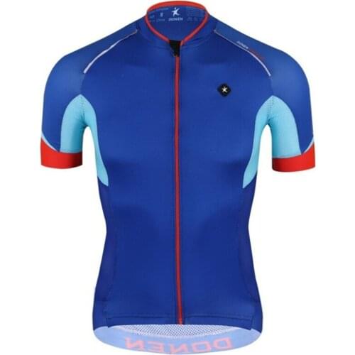 Donen Quick Dry Breathable Cycling Jersey Bicycle Wear Racing Tops Cycling Clothings Short Sleeve Summer Spring Men Shirt