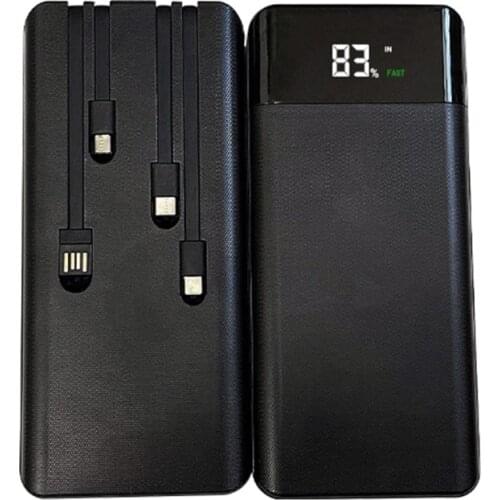 LCD Display 7x18650/18700/20700/21700 Battery Case Power Bank Shell External Box QC3.0 FAST Charge Powerbank Protector