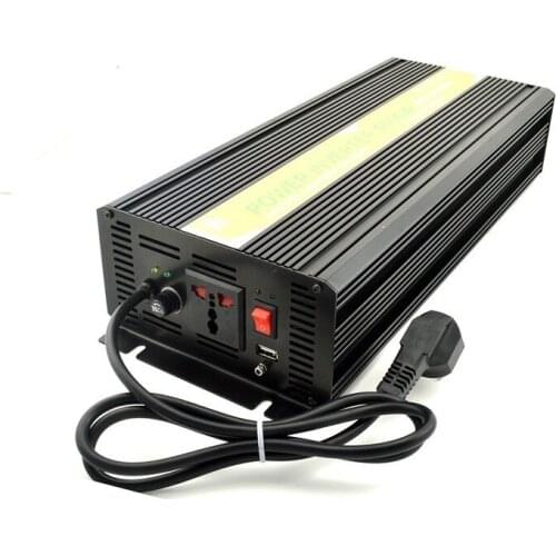 MKELE power inverter 12v to 110v inverter DC TO AC pure sine wave inverter with charger 1000w