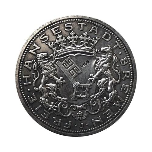 German 1904 2 Mark coin copy 28MM