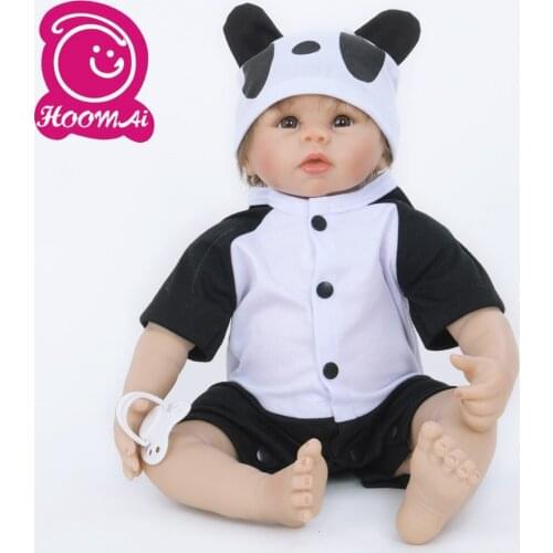 18" Exclusive Bebe Reborn Doll Soft Silicone Cotton Body Lifelike Realistic Baby Toy Lovely Doll For Kids Christmas Gifts 45CM