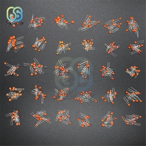 300pcs/lot 30 values*10pcs Ceramic Capacitor Set Pack 2PF-0.1UF 50V Electronic Components Package Capacitor Assorted Kit