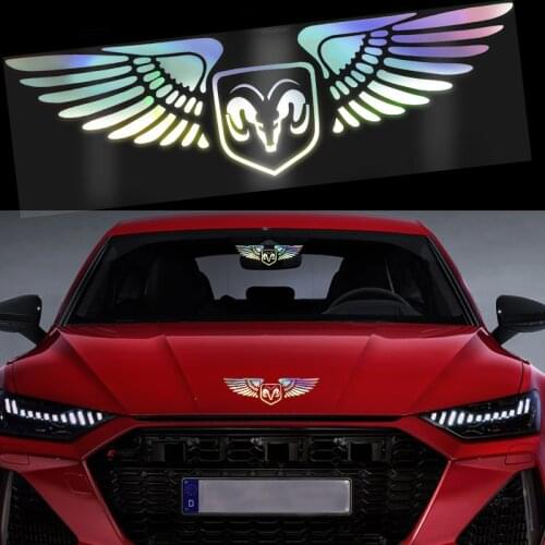 1pcs Car Emblem Stickers Car Decoration Stickers Auto Decal for Dodges Journey Ram 1500 Challenger Caliber Charger Viper Caravan