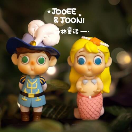 Mystery Box Home Decore Popmart Jooee&Jooni Forest Fairy Tales Myths and Legends Series Blind Box of The Original Play Gift Doll