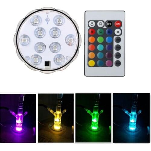 Submersible LED Light Vase Floralyte RGB colors changing blinking lamps for party Lembrancinhas De Casamento Wedding Decoration