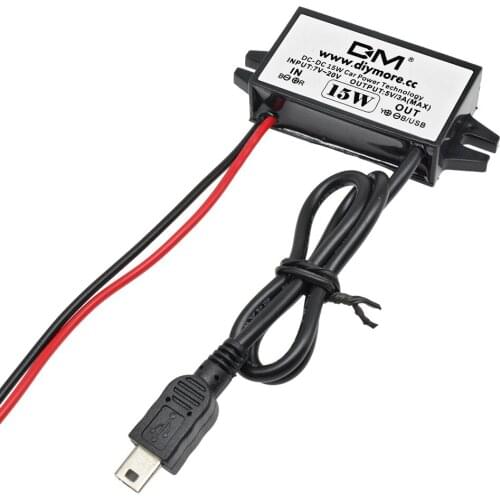 Mini USB Wire Cable Car Charger Kit For Camera Recorder DVR Exclusive Power Box