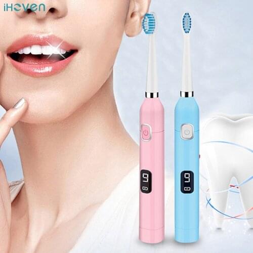 Sonic Electric Toothbrush Ultrasonic Smart Tooth Brush USB Rechargeable IPX7 Waterproof Teeth Whitening for Adults Kid 9 Modes