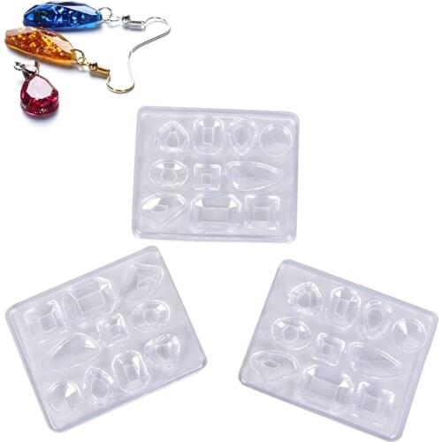 Silicone Geometric Multi Styles Mold Resin Jewelry Making Epoxy Pendant DIY Tool