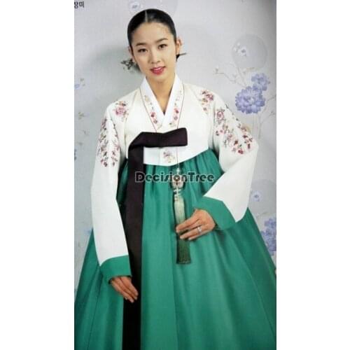 2021 korean traditional costumes women year minority dance performance dress hanbok palace korea wedding oriantal dance dress