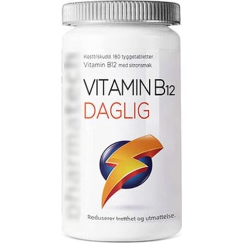 Vitamin B family B12, resist fatigue, prevent anemia, promote folic acid absorption 180 pcs / bottle