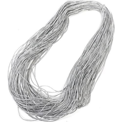 110 Meters Colorful High Stretch Round Elastic Band Round DIY Apparel Sewing Elastic Rubber Rope Accessories 1mm/2mm