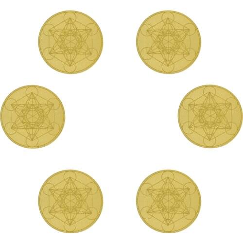 10pcs Scalar Quantum Shield Energy Sticker with Negative Ions for EMF EMR 5G radiation protection anti 5g