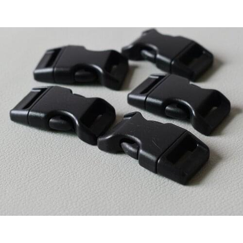 100 Pcs/Packet 3/8 Inch (15mm) Straps Webbing Garments Plastic Quick Release Buckle For Dog Collars Diy Accessories