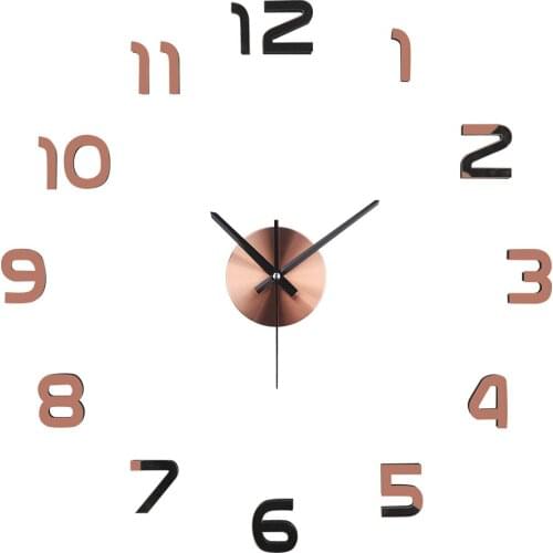 27'' DIY 3D Acrylic Wall Clocks Stickers 2019 New Arrivals Quartz Clock Needles Modern Style Home Decor Relogio De Parede