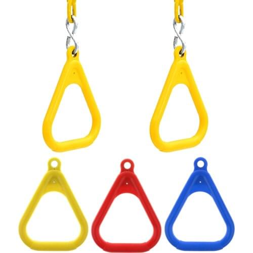 3pcs Swing Bar Rings Set - Backyard Outdoor Gymnastic Ring, Monkey Ring, Climbing Ring and Obstacle Ring