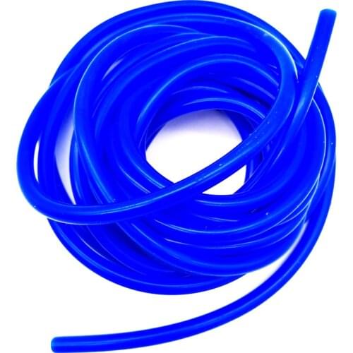 4mm Inner tube diameter Blue DIY 5meter Car Vehicle Engine Fuel/Air Silicone Vacuum Tube Hose Tubing