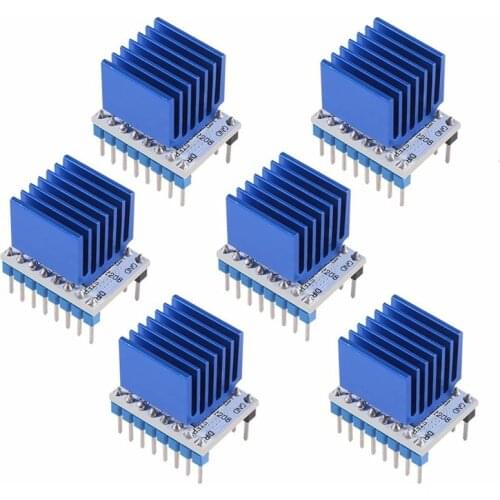 6pcs 3D Printer TMC2208 V1.2 Stepper Motor Drivers TMC2208 Stepstick Stepper Motor Driver Module with Heat Sink Screwdriver for