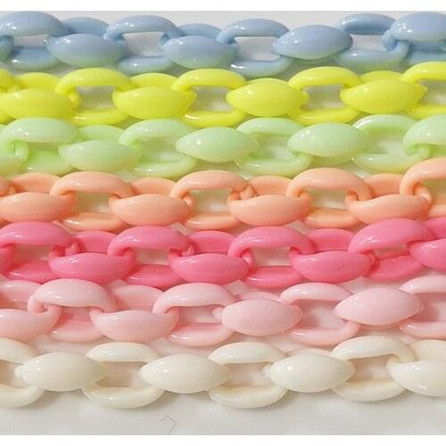 60cm Leopard Printed Bag Chain Acrylic Chain Detachable Replacement Shoulder Strap Bag Diy Resin Belt Handbag Accessories