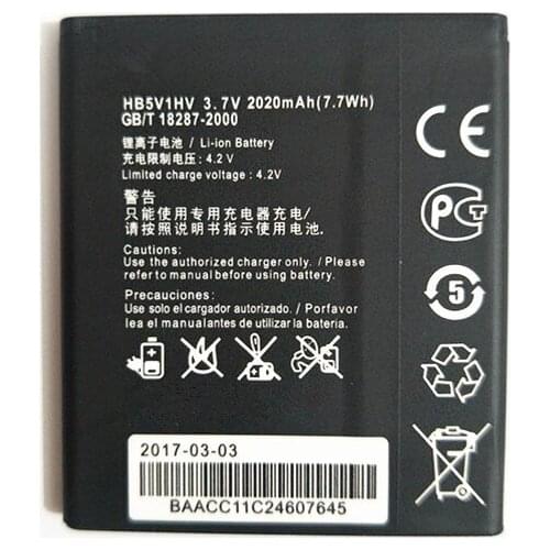 AZK New High Quality HB5V1HV HB5V1 1730mAh Battery For Huawei Honor Bee Y541 Y5C Y541-U02 y560-U02 4.5 inch battery