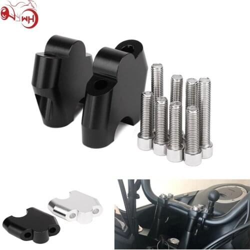 CNC Aluminum Motorcycle Handlebar Riser Extension Mount Lifting Clamp For HONDA NC700S NC700X NC750X CB500X Street Bike