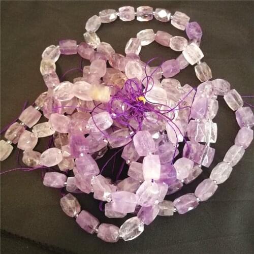 15mm natural lavender amethyst bead healing gemstone quartz crystal carving for jewelry accessories