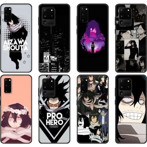 Black tpu Case For Samsung galaxy S20 /S20 PLUS/S20 ultra/S20+ /S20FE back cover Shota Aizawa My Hero